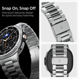 Spigen Samsung Galaxy Watch 8 40/44mm/Classic 46mm Armband Modern Fit Silver