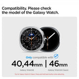 Spigen Samsung Galaxy Watch 8 40/44mm/Classic 46mm Armband Modern Fit Silver