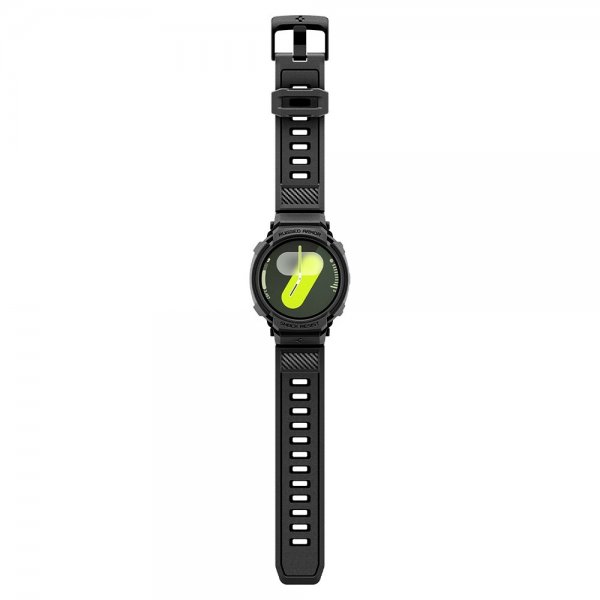 Spigen Samsung Galaxy Watch 8 40mm Armband och Skal Rugged Armor Pro Matte Black