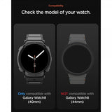 Spigen Samsung Galaxy Watch 8 40mm Armband och Skal Rugged Armor Pro Matte Black