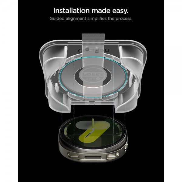 Spigen Samsung Galaxy Watch 8 44mm Skärmskydd GLAS.tR EZ Fit 2-pack