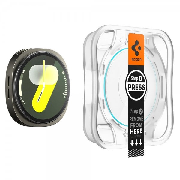 Spigen Samsung Galaxy Watch 8 40mm Skärmskydd GLAS.tR EZ Fit 2-pack