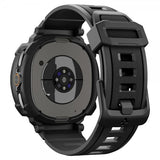Spigen Samsung Galaxy Watch 8 Classic 46mm Armband och Skal Rugged Armor Pro Matte Black