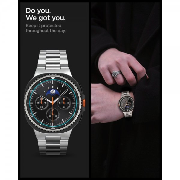 Spigen Samsung Galaxy Watch 8 Classic 46mm Skärmskydd GLAS.tR EZ Fit 2-pack