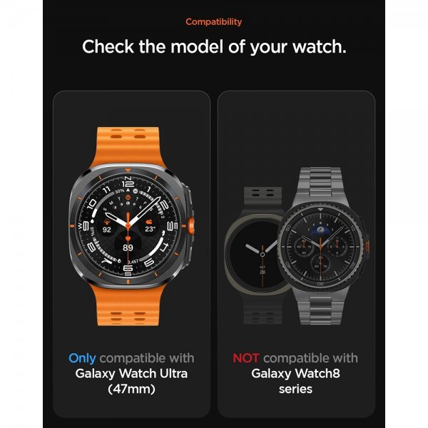 Spigen Samsung Galaxy Watch Ultra 47mm Armband WBF0 Svart