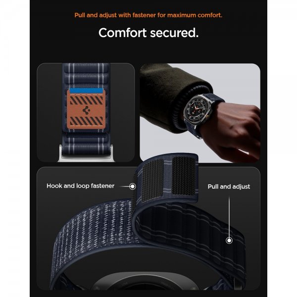 Spigen Samsung Galaxy Watch Ultra 47mm Armband WBF0 Svart