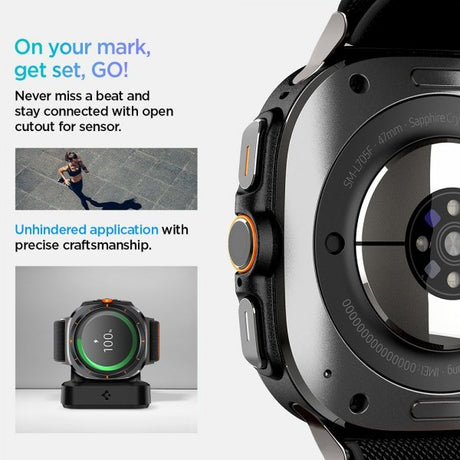 Spigen Samsung Galaxy Watch Ultra Armband Lite Fit Svart