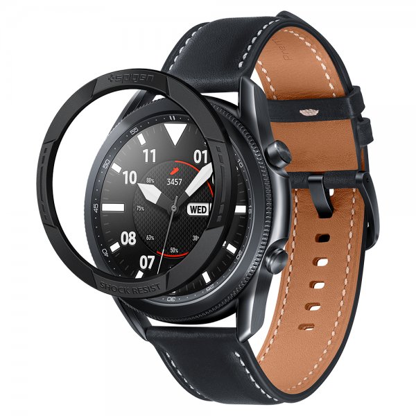 Spigen Samsung Galaxy Watch3 45mm Skal Chrono Shield Svart