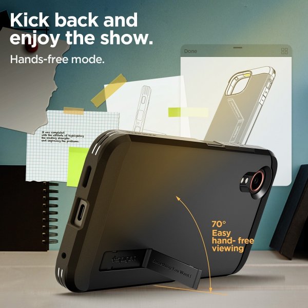 Spigen Samsung Galaxy XCover 7 Skal Tough Armor Svart