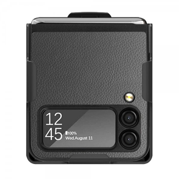 Samsung Galaxy Z Flip 3 Fodral med Bältesclip Grå