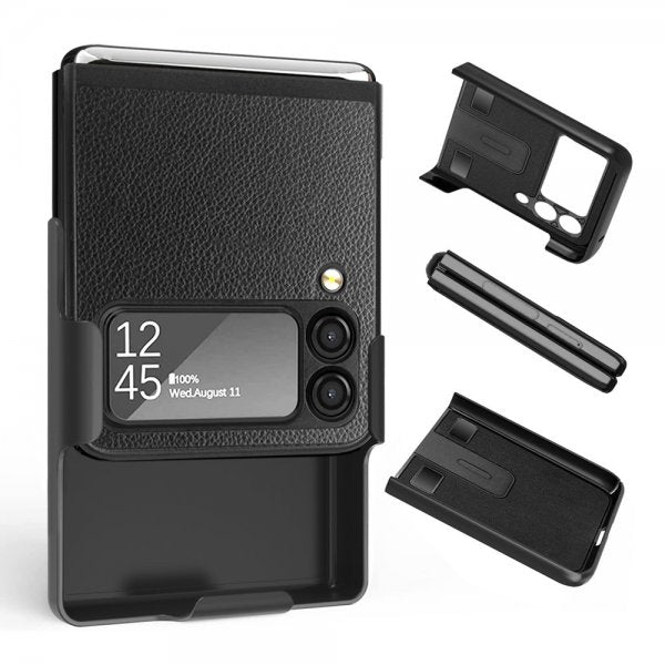 Samsung Galaxy Z Flip 3 Fodral med Bältesclip Grå
