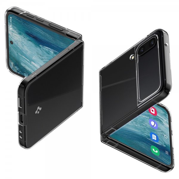 Spigen Samsung Galaxy Z Flip 4 Skal AirSkin Crystal Clear