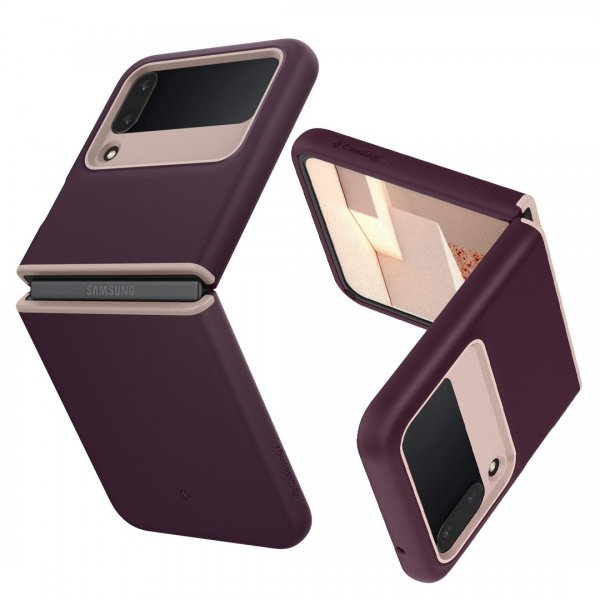Caseology Samsung Galaxy Z Flip 4 Skal Nano Pop Burgundy Bean