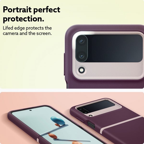 Caseology Samsung Galaxy Z Flip 4 Skal Nano Pop Burgundy Bean