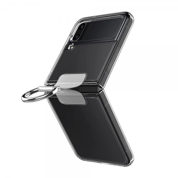 Spigen Samsung Galaxy Z Flip 4 Skal Thin Fit Ring My Sketch Crystal Clear