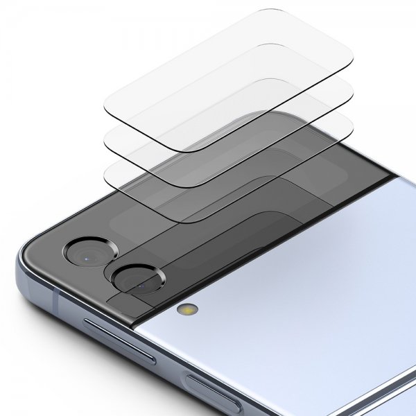 Ringke Samsung Galaxy Z Flip 4 Skärmskydd Cover Display Protector Glass 3-pack