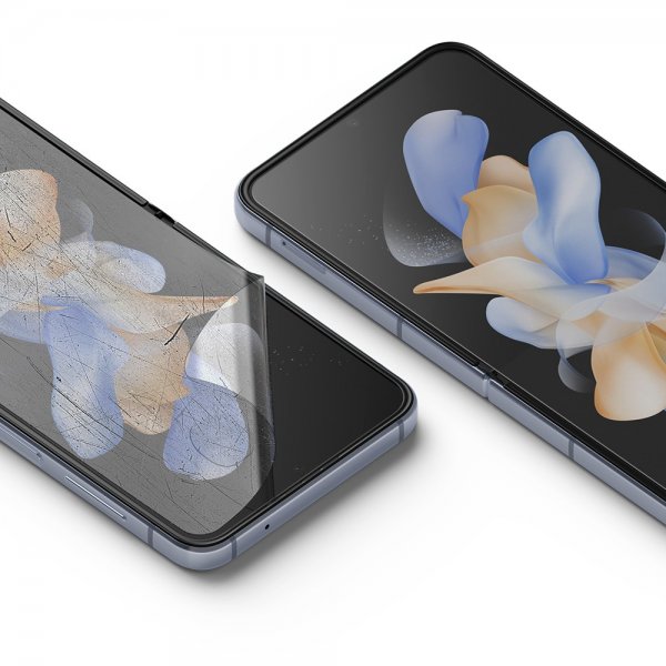 Ringke Samsung Galaxy Z Flip 4 Skärmskydd Dual Easy Film 2-pack