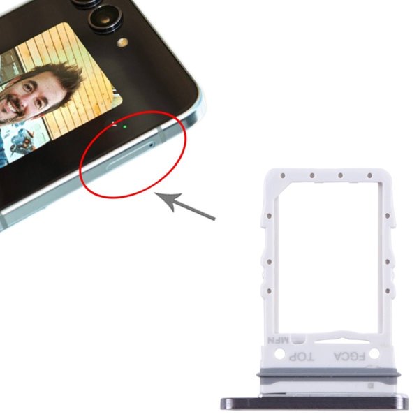 Samsung Galaxy Z Flip 5 Simkortshållare - Svart