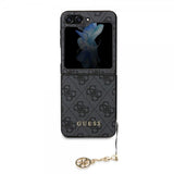 Guess Samsung Galaxy Z Flip 5 Skal 4G Charm Grå