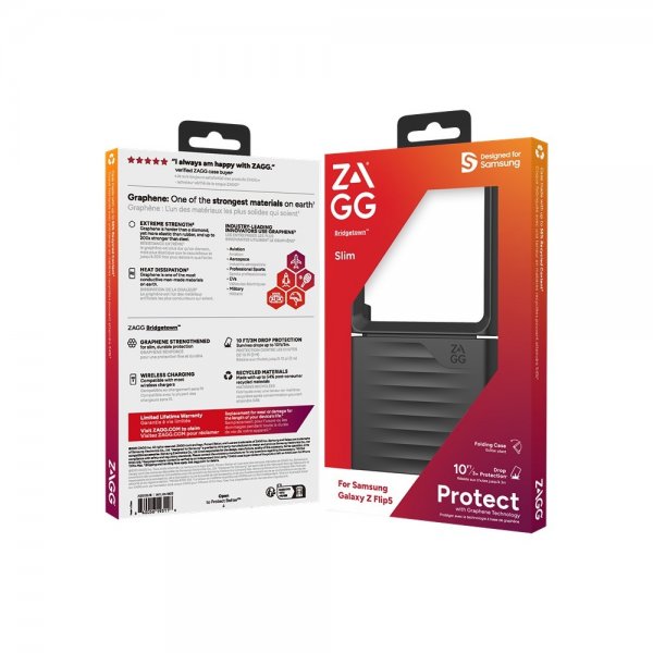 ZAGG Samsung Galaxy Z Flip 5 Skal Bridgetown Svart