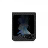 BMW Samsung Galaxy Z Flip 5 Skal Carbon Effect Metal Logo Svart