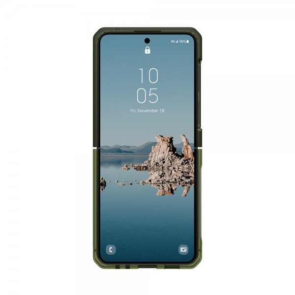Urban Armor Gear (UAG) Samsung Galaxy Z Flip 5 Skal Plyo Pro MagSafe Olive/Space Grey
