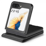Lc.Imeeke Samsung Galaxy Z Flip 6/Flip 7 FE Fodral med Kortfack Stativfunktion Svart