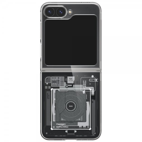 Spigen Samsung Galaxy Z Flip 6/Galaxy Z Flip 7 FE Skal Air Skin Zero One Svart