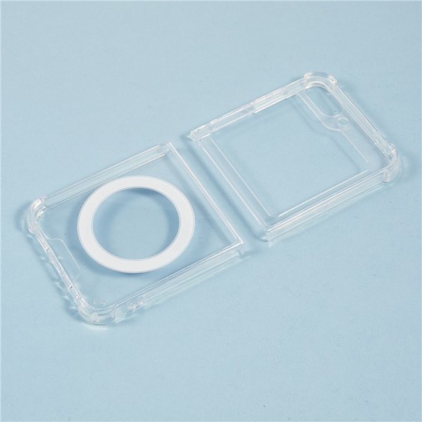 Nordic Covers Samsung Galaxy Z Flip 6/Galaxy Z Flip 7 FE Skal Feather Series MagSafe Transparent