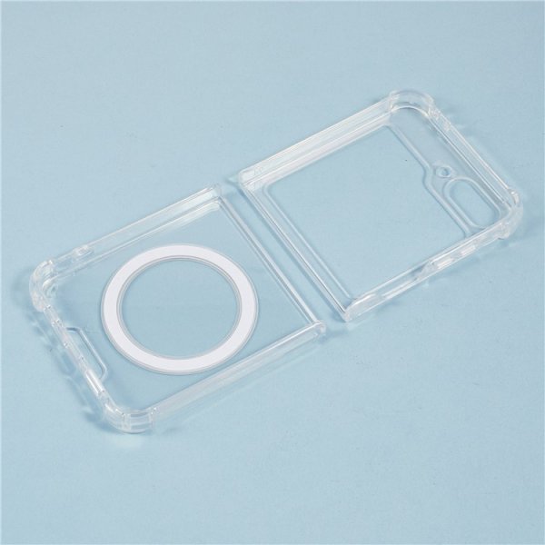 Nordic Covers Samsung Galaxy Z Flip 6/Galaxy Z Flip 7 FE Skal Feather Series MagSafe Transparent