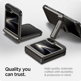 Spigen Samsung Galaxy Z Flip 6/Galaxy Z Flip 7 FE Skal Tough Armor Pro Gunmetal