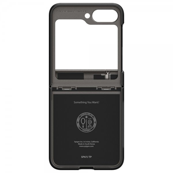 Spigen Samsung Galaxy Z Flip 6/Galaxy Z Flip 7 FE Skal Tough Armor Pro Gunmetal