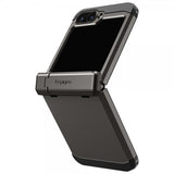 Spigen Samsung Galaxy Z Flip 6/Galaxy Z Flip 7 FE Skal Tough Armor Pro Gunmetal