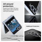 Spigen Samsung Galaxy Z Flip 6/Galaxy Z Flip 7 FE Skal Ultra Hybrid Pro MagFit Clear White
