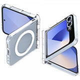 Spigen Samsung Galaxy Z Flip 6/Galaxy Z Flip 7 FE Skal Ultra Hybrid Pro MagFit Clear White