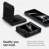 Spigen Samsung Galaxy Z Flip 6/Galaxy Z Flip 7 FE Skal Ultra Hybrid Pro Zero One Svart
