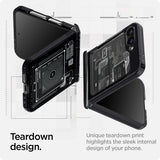 Spigen Samsung Galaxy Z Flip 6/Galaxy Z Flip 7 FE Skal Ultra Hybrid Pro Zero One Svart