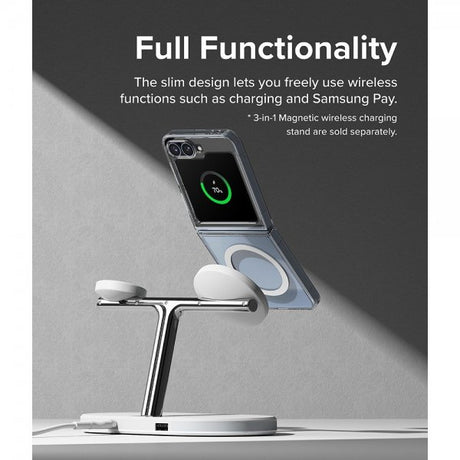 Ringke Samsung Galaxy Z Flip 6/Flip 7 FE Skal Fusion Magnetic Transparent