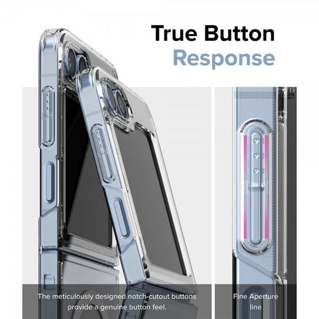 Ringke Samsung Galaxy Z Flip 6/Flip 7 FE Skal Fusion Magnetic Transparent
