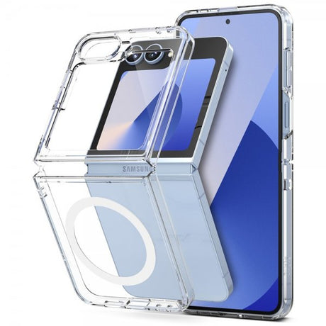 Ringke Samsung Galaxy Z Flip 6/Flip 7 FE Skal Fusion Magnetic Transparent