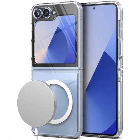 Ringke Samsung Galaxy Z Flip 6/Flip 7 FE Skal Fusion Magnetic Transparent