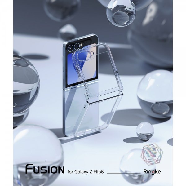 Ringke Samsung Galaxy Z Flip 6/Flip 7 FE Skal Fusion Transparent