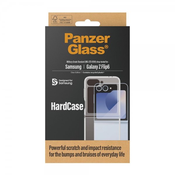 PanzerGlass Samsung Galaxy Z Flip 6/Flip 7 FE Skal HardCase Transparent