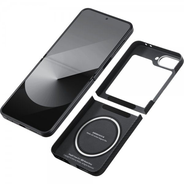 Pitaka Samsung Galaxy Z Flip 6 Skal MagEZ Case 5 Black/Grey Twill