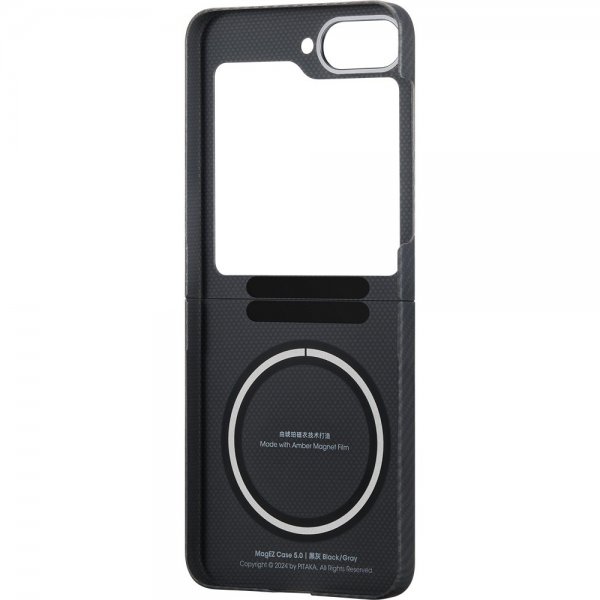 Pitaka Samsung Galaxy Z Flip 6 Skal MagEZ Case 5 Black/Grey Twill