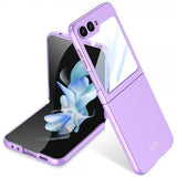 GKK Samsung Galaxy Z Flip 6/Flip 7 FE Skal med Glasskydd Lila