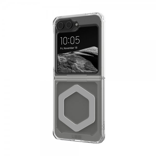 Urban Armor Gear (UAG) Samsung Galaxy Z Flip 6/Flip 7 FE Skal Plyo Pro MagSafe Ice/Silver