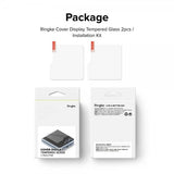 Ringke Samsung Galaxy Z Flip 6/Flip 7 FE Skärmskydd Cover Display Protector Glass 2-pack