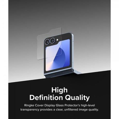 Ringke Samsung Galaxy Z Flip 6/Flip 7 FE Skärmskydd Cover Display Protector Glass 2-pack