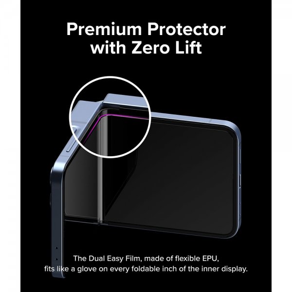 Ringke Samsung Galaxy Z Flip 6/Flip 7 FE Skärmskydd Dual Easy Film 2-pack
